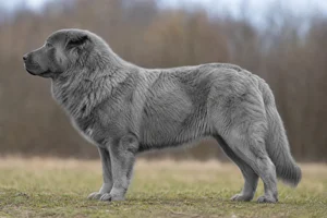 Caucasian Shepherd Dog — gray coat