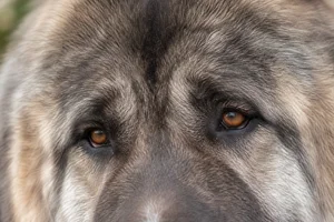 Caucasian Shepherd Dog — eyes