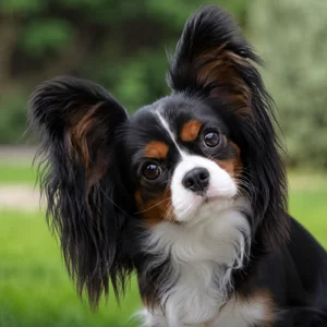 Cavalier King Charles Spaniel — alert