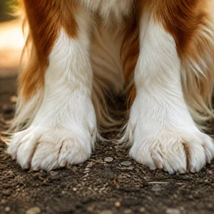 Cavalier King Charles Spaniel — paws
