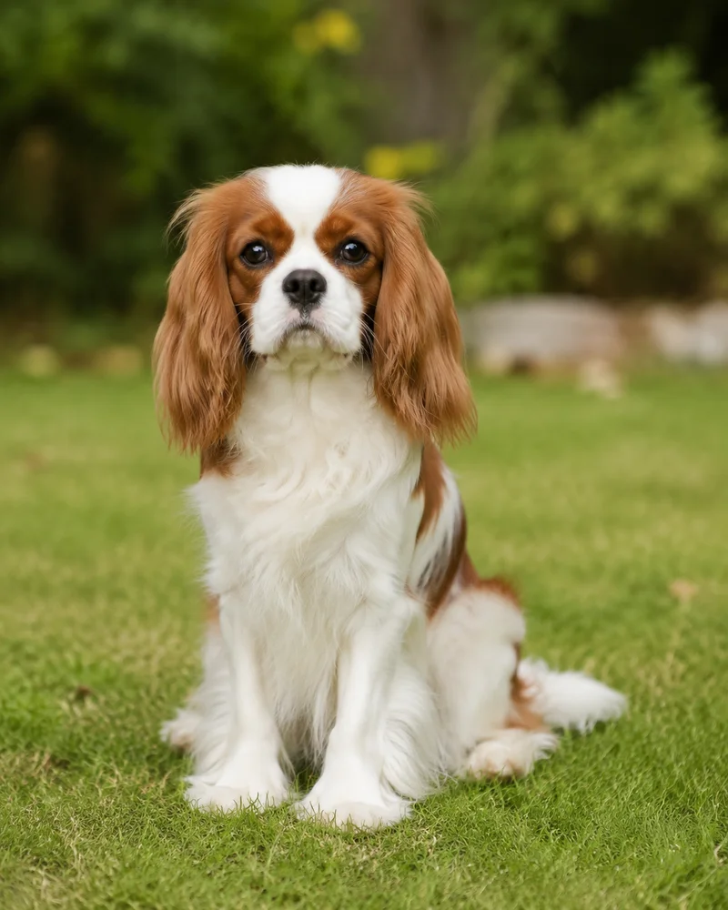 Cavalier King Charles Spaniel — sitting