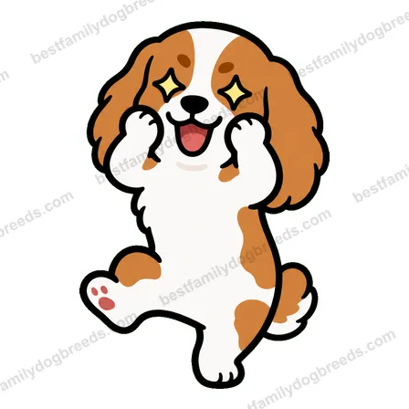 Cavalier King Charles Spaniel dog meme sticker preview