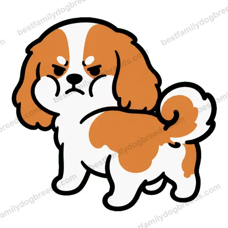 Cavalier King Charles Spaniel dog meme sticker preview