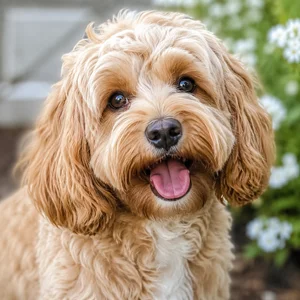 Cavapoo — happy