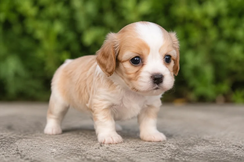 Cavapoo — young puppy (~1 mo)