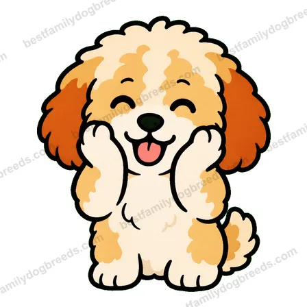 Cavapoo dog meme sticker preview