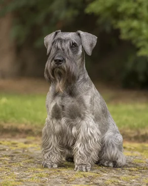 Cesky Terrier — sitting