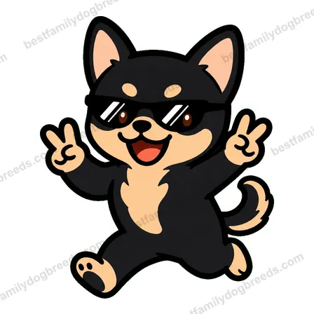 Chihuahua cool dog meme sticker
