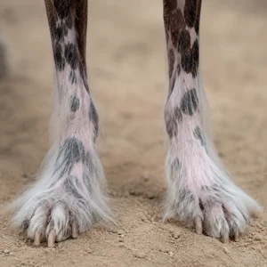 Chinese Crested — paws
