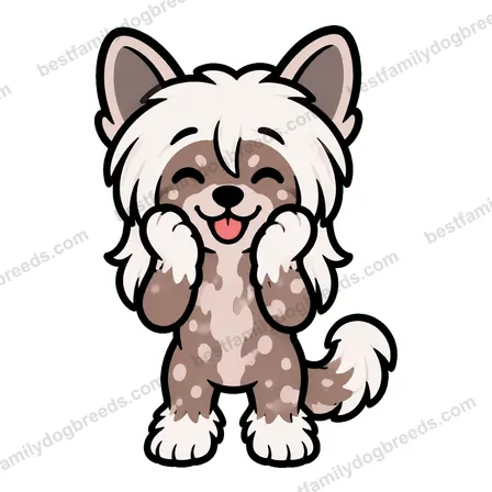 Chinese Crested dog meme sticker preview