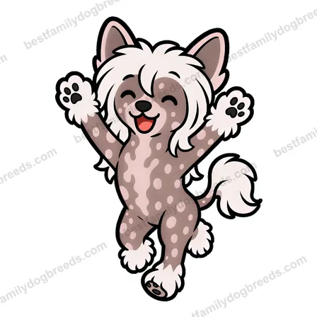 Chinese Crested dog meme sticker preview