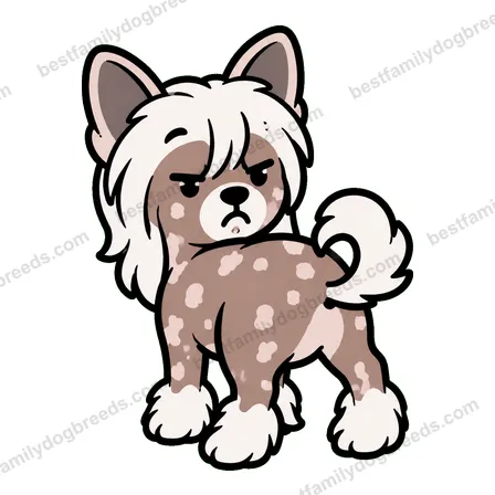 Chinese Crested dog meme sticker preview