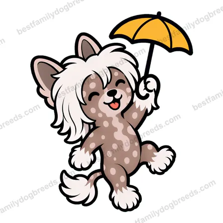 Chinese Crested dog meme sticker preview
