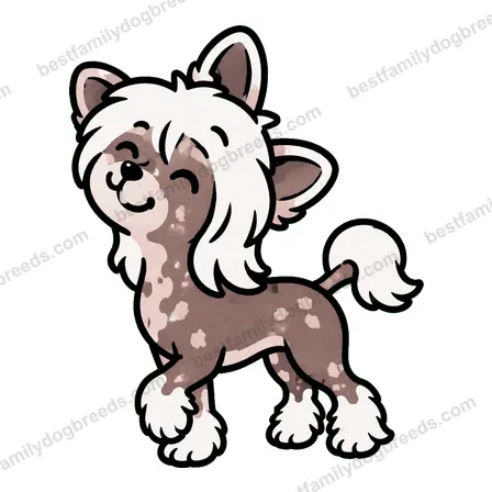 Chinese Crested sticker 25
