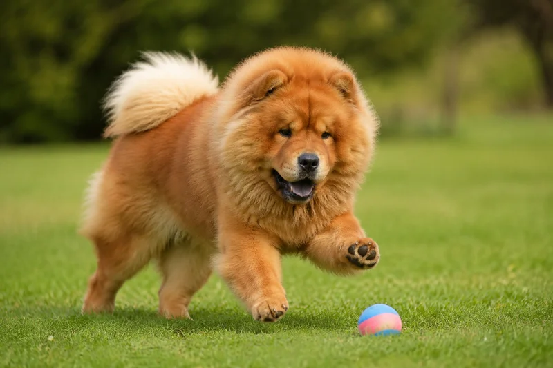 Chow Chow — playing
