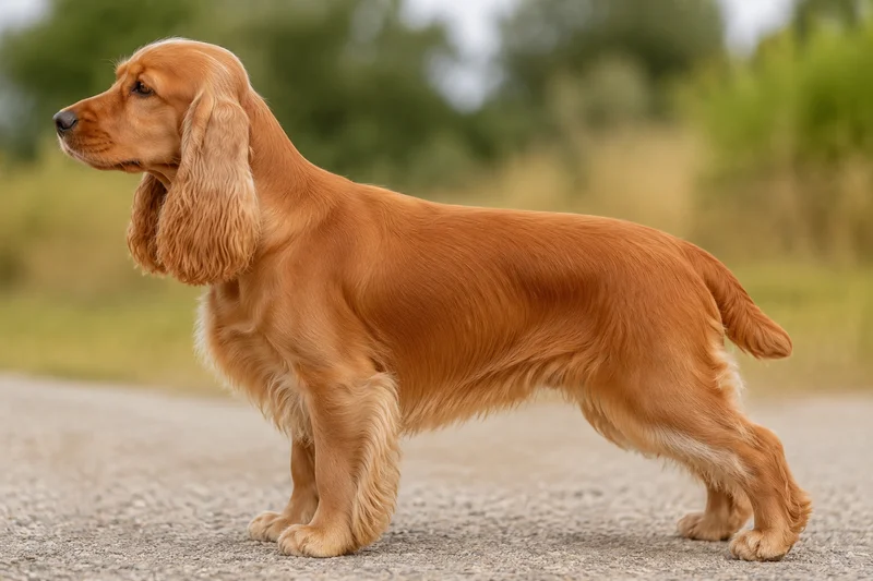 Cocker Spaniel — Red coat