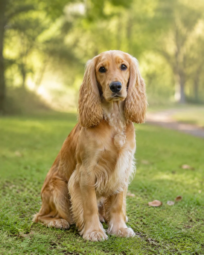 Cocker Spaniel — sitting