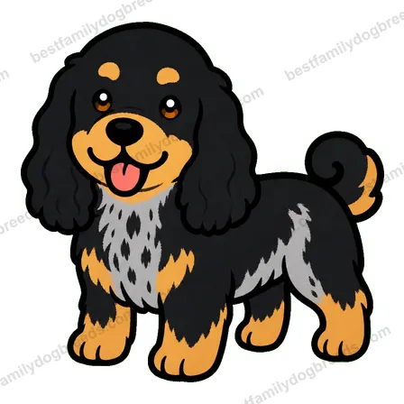 Cocker Spaniel smiling dog meme sticker