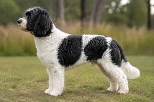 Cockerpoo — parti-color coat