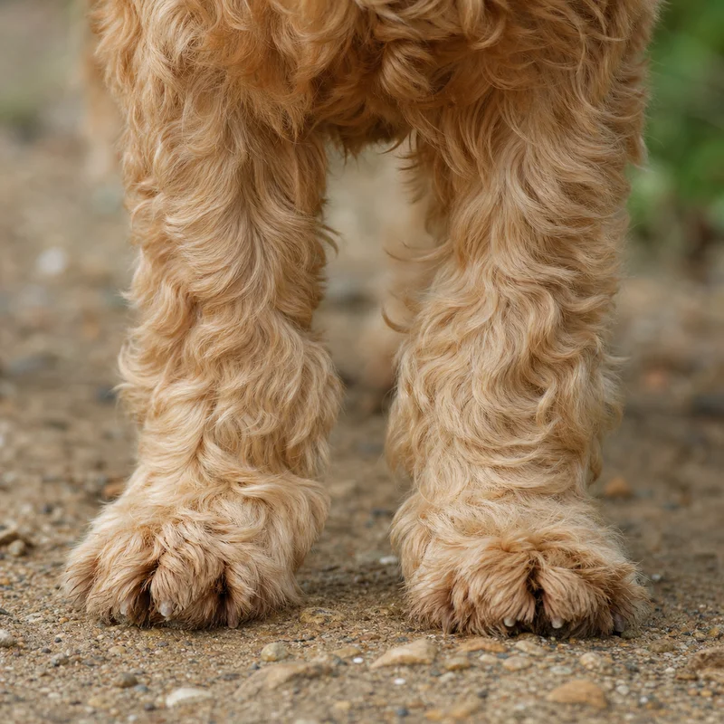 Cockerpoo — paws