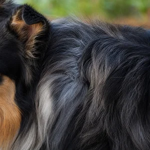 Collie — coat texture