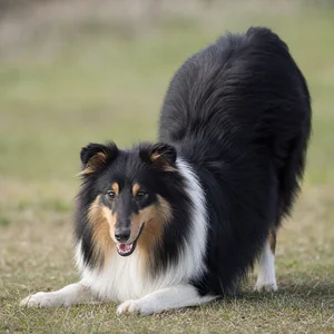 Collie — playful