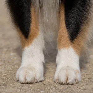 Collie — paws