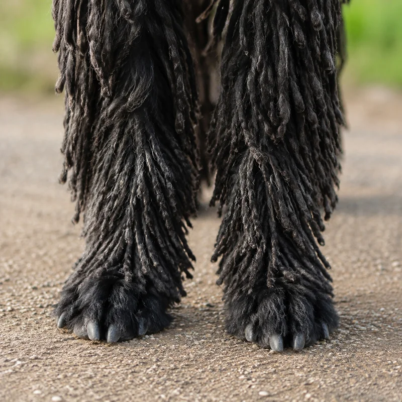 Corded Poodle — paws