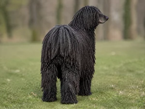 Corded Poodle — rear