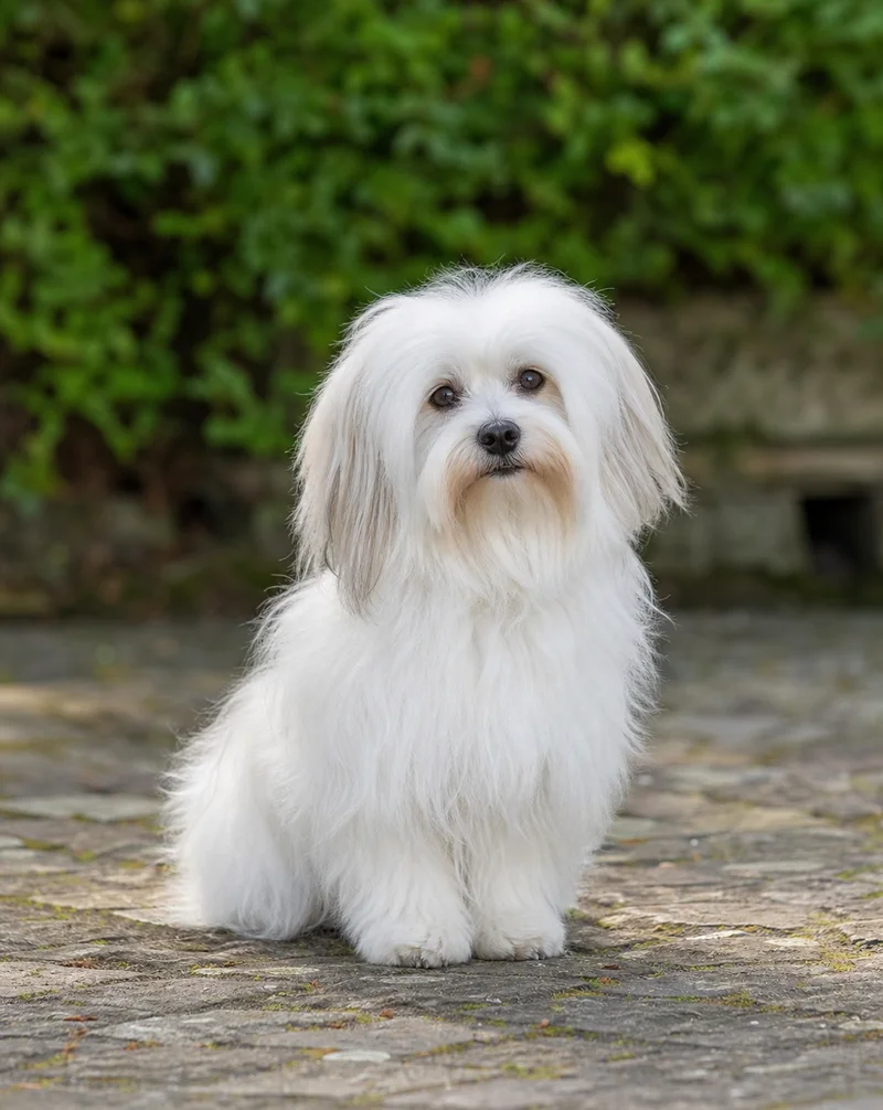 Coton de Tulear — sitting