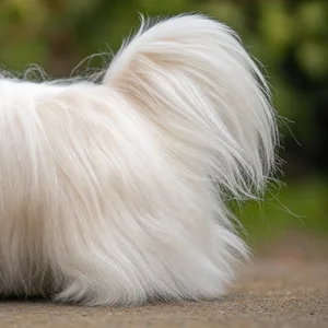 Coton de Tulear — tail