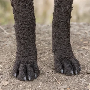 Curly Coated Retriever — paws