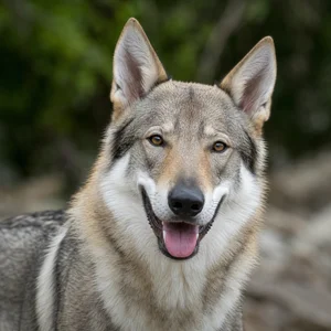 Czechoslovakian Wolfdog — happy