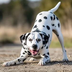 Dalmatian — playful