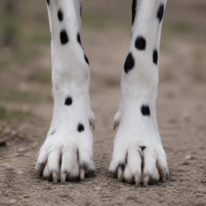 Dalmatian — paws