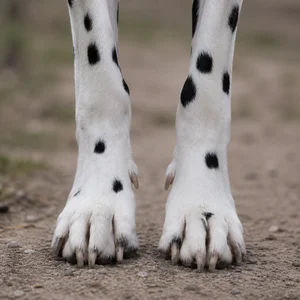 Dalmatian — paws