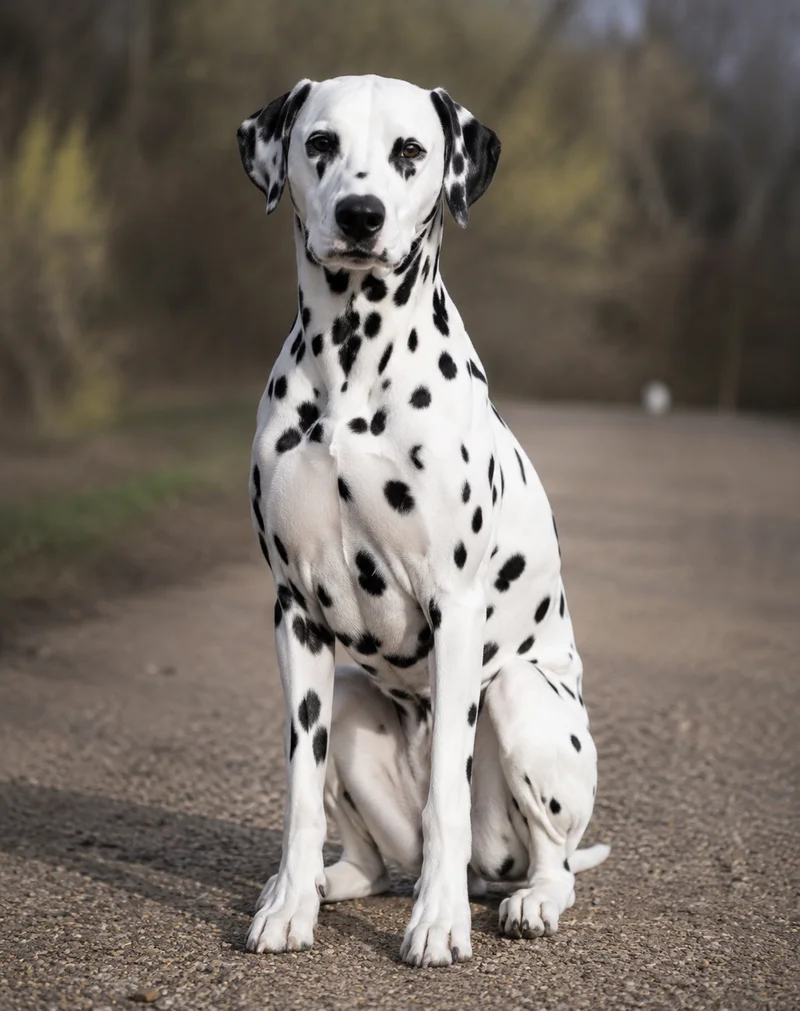 Dalmatian — sitting