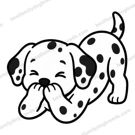 Dalmatian sticker 4