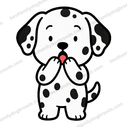 Dalmatian sticker 6
