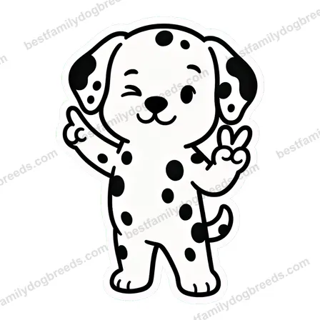 Dalmatian sticker 12