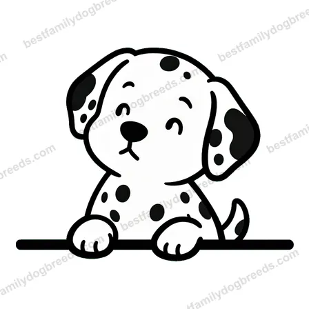 Dalmatian sticker 17