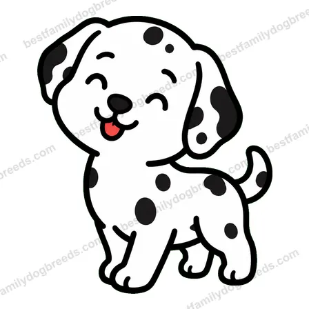 Dalmatian sticker 25