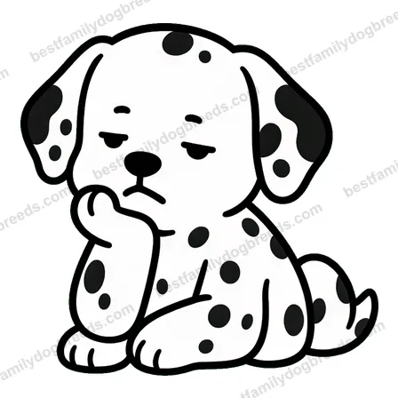 Dalmatian sticker 26