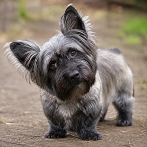 Dandie Dinmont Terrier — alert