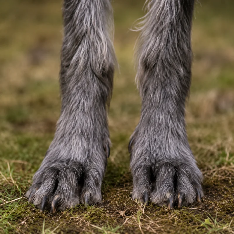 Deerhound — paws