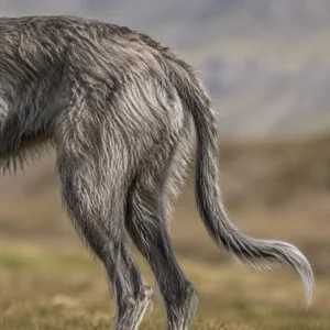Deerhound — tail