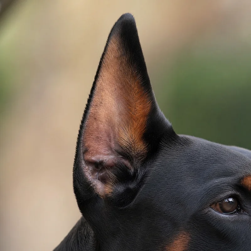 Doberman Pinscher — ears