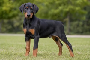 Doberman Pinscher — puppy (~4 mo)