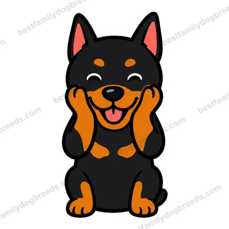 Doberman Pinscher dog meme sticker preview