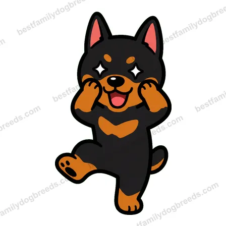 Doberman Pinscher dog meme sticker preview